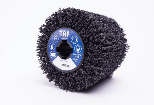 RSD59 Ruote per satinatrice in POLITAF DARK