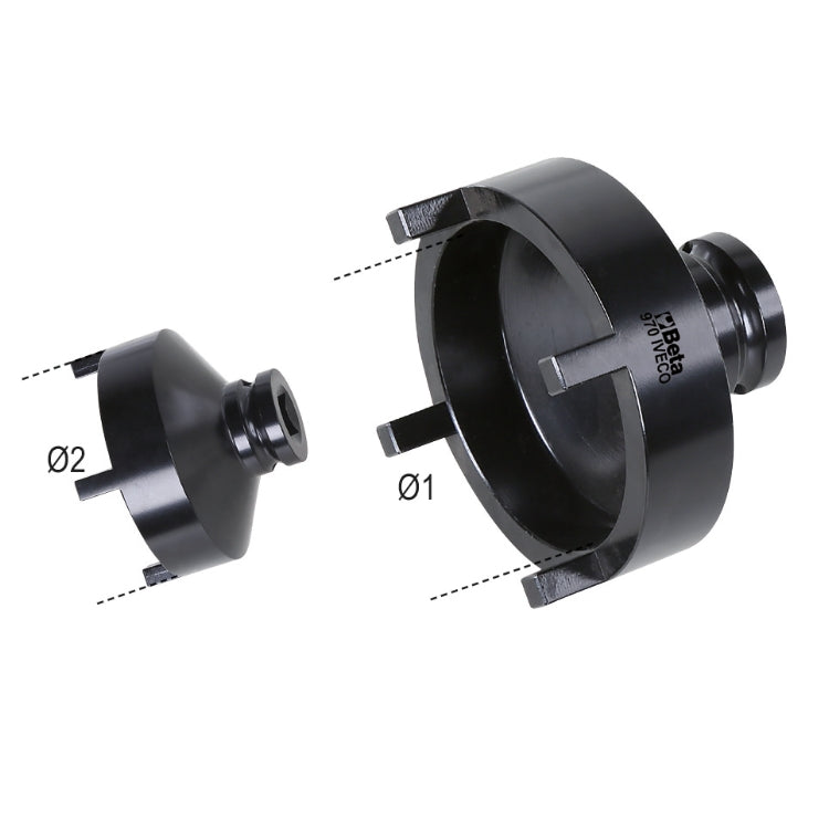 Beta Chiave a bussola a settori per dadi mozzo Iveco Daily