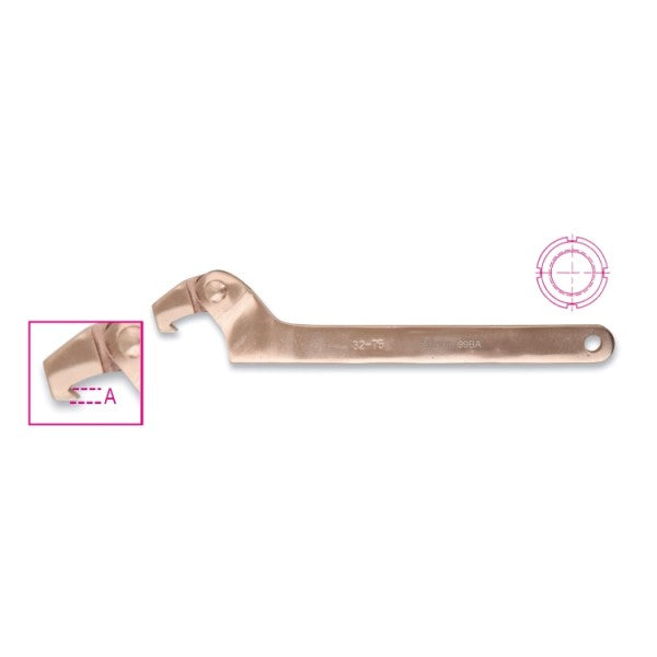 Beta Chiavi a settore articolate con nasello quadro antiscintilla per ghiere