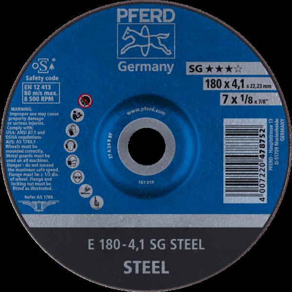 PFERD Dischi da sbavo E 180-4,1 SG STEEL