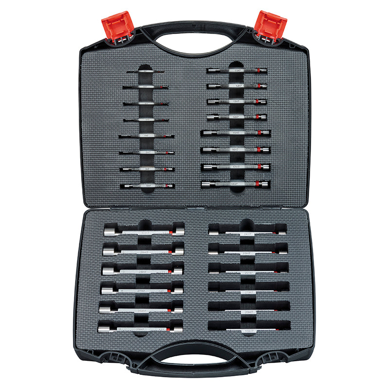 Fervi Serie calibri tampone lisci passa non passa h7 temperati - C025/3/30
