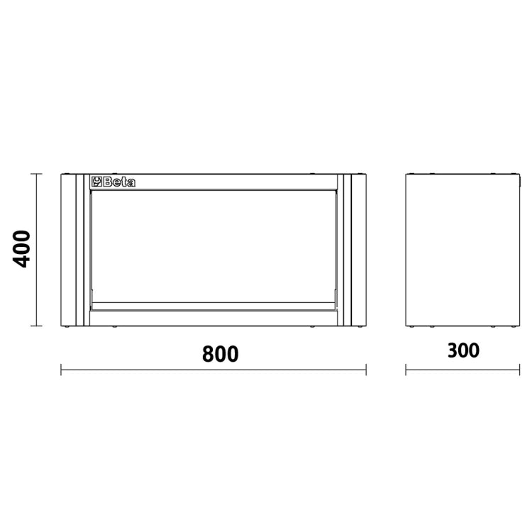 Beta Pensile 0,8 metri per arredo officina
