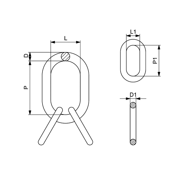 CARCANO C6XCMC Anellone complesso acciaio inox gr. 60