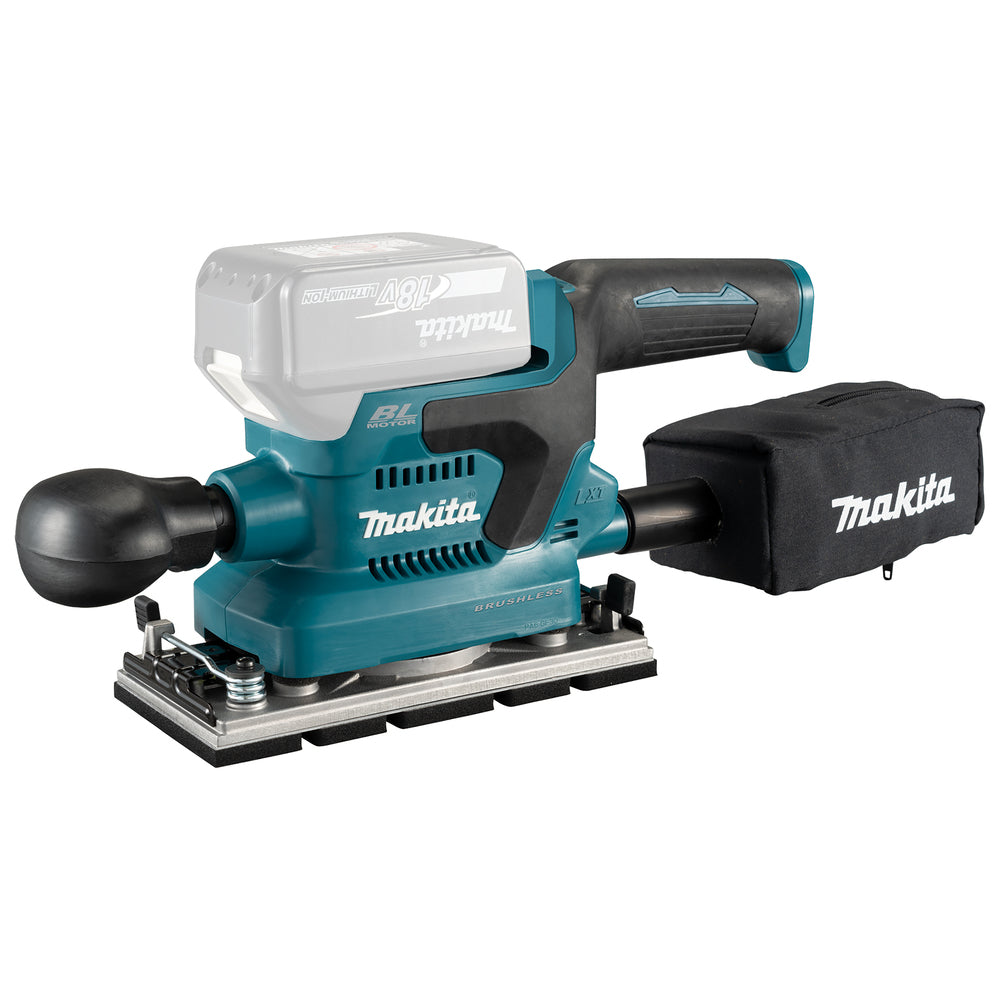 MAKITA Levigatrice orbitale LXT ® 18V BLmotor DBO382ZJ