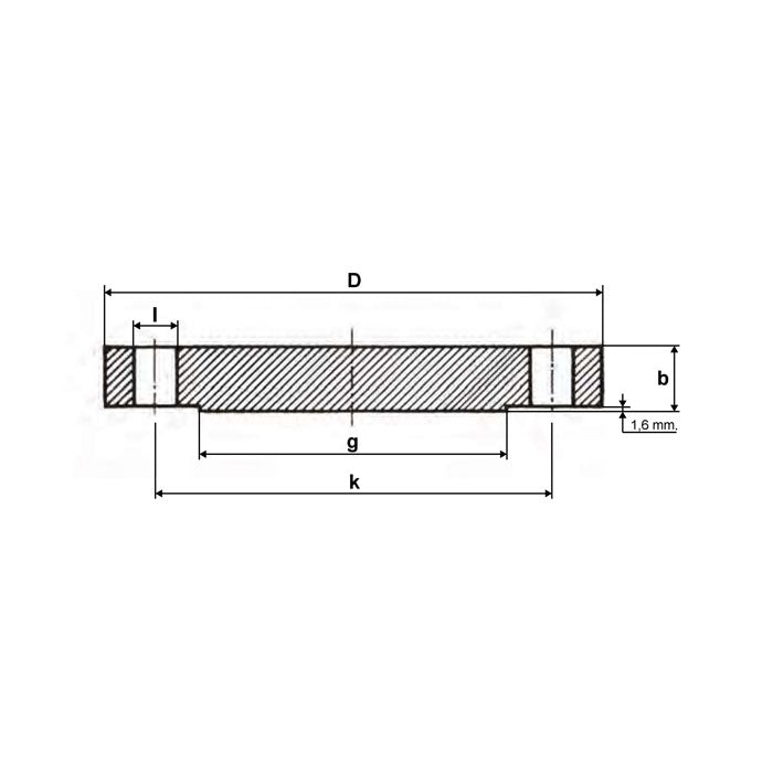 Flangia blind ASME B16.5 ANSI 150 lb - Acciaio al carbonio - Olivieri Ferramenta srl