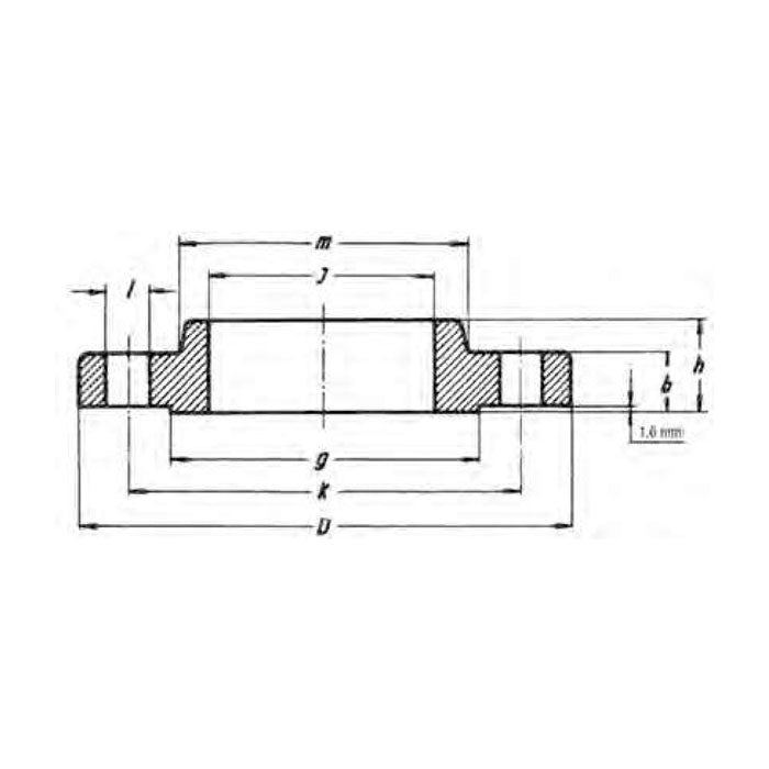 Flangia slip-on ASME B16.5 ANSI 150 lb - Acciaio inox forgiato - Olivieri Ferramenta srl