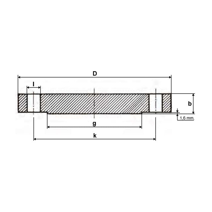 Flangia blind ASME B16.5 ANSI 150 lb - Acciaio inox forgiato - Olivieri Ferramenta srl