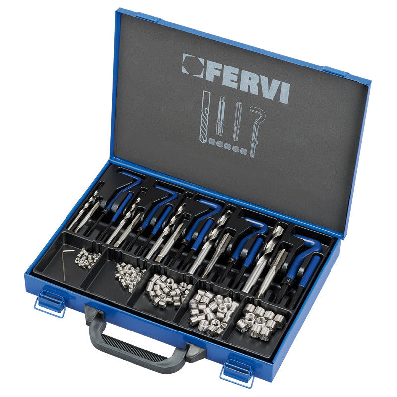 Fervi Kit riparazione filetti metrici f-coil - E010