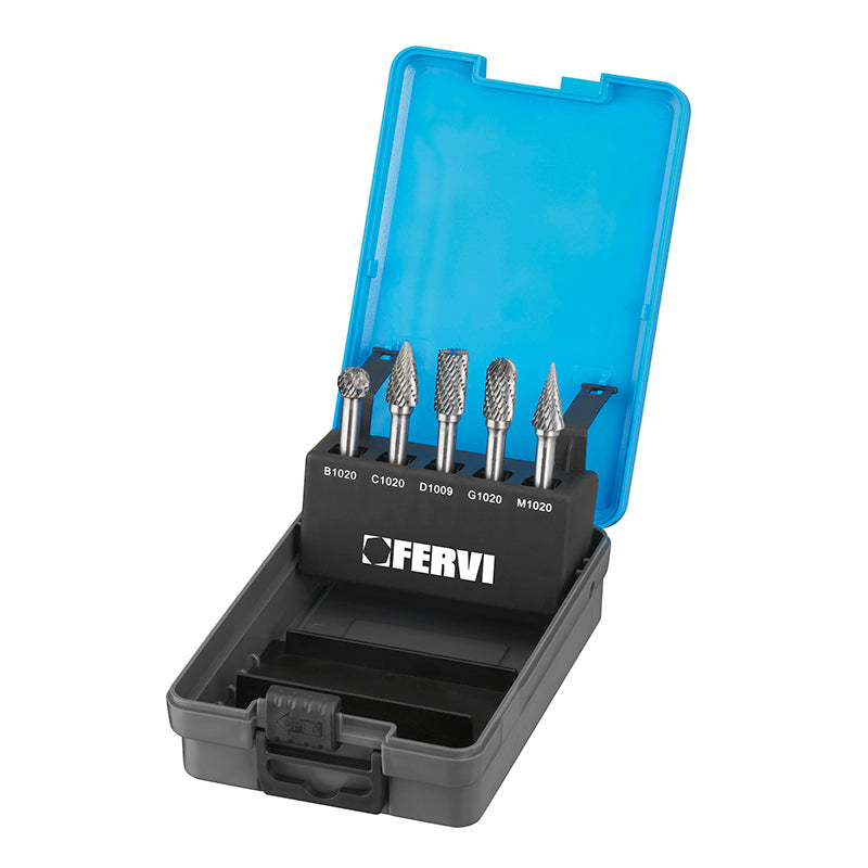 Fervi Serie frese rotative in metallo duro - F008DC