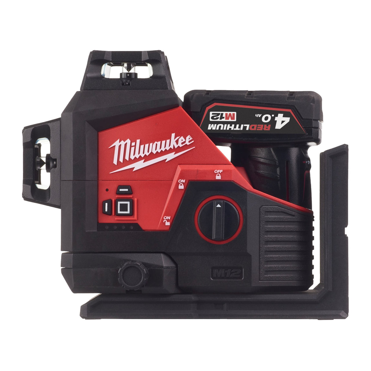 MILWAUKEE Laser lineare Verde M12™ a 3 linee 360° a batteria 3PL-401C