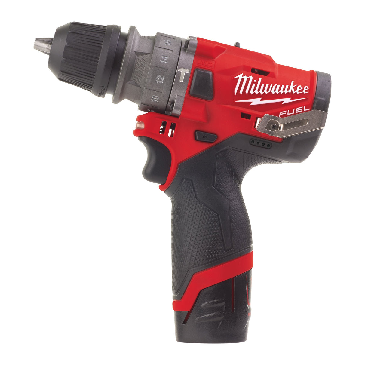 MILWAUKEE Trapano avvitatore con percussione con mandrini intercambiabili a batteria M12 FUEL™ FPDX-202X