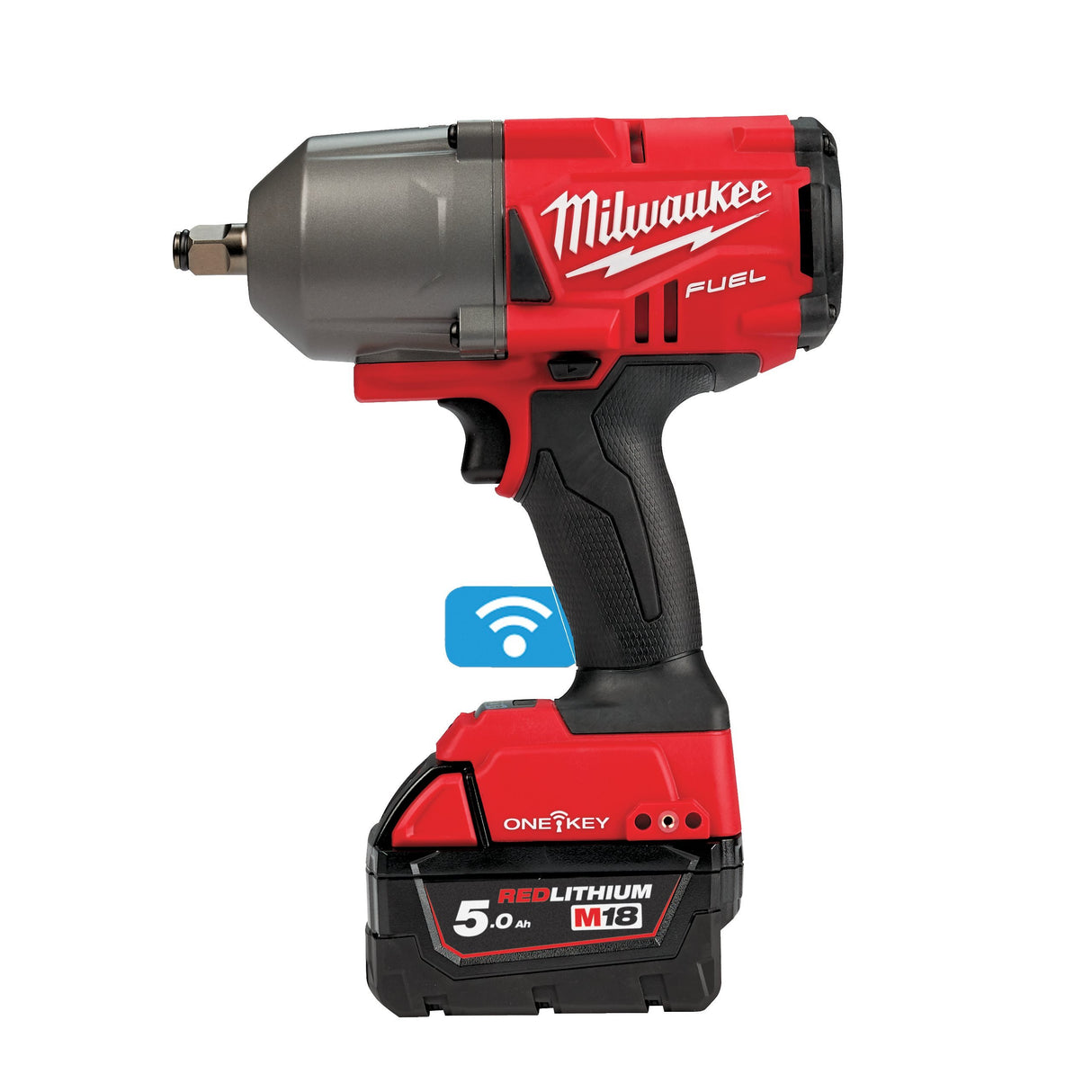 MILWAUKEE Avvitatore ad impulsi ONE-KEY™ FUEL™ ad alta coppia attacco ½″ F a batteria M18 ONEFHIWF12-502X
