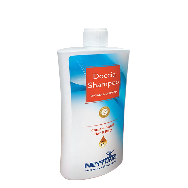 Nettuno Doccia Shampoo Flacone da 500 ml con tappo clip clap - Olivieri Ferramenta srl