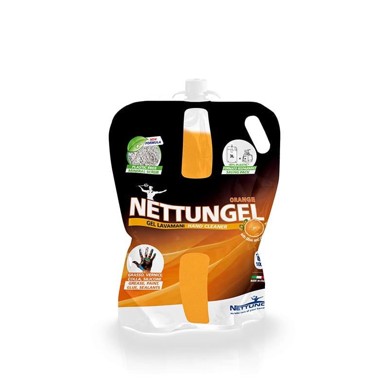 Nettuno Nettungel Orange T-Bag ricarica da 3000 ml per T-Big Dispenser e T-Duck - Olivieri Ferramenta srl