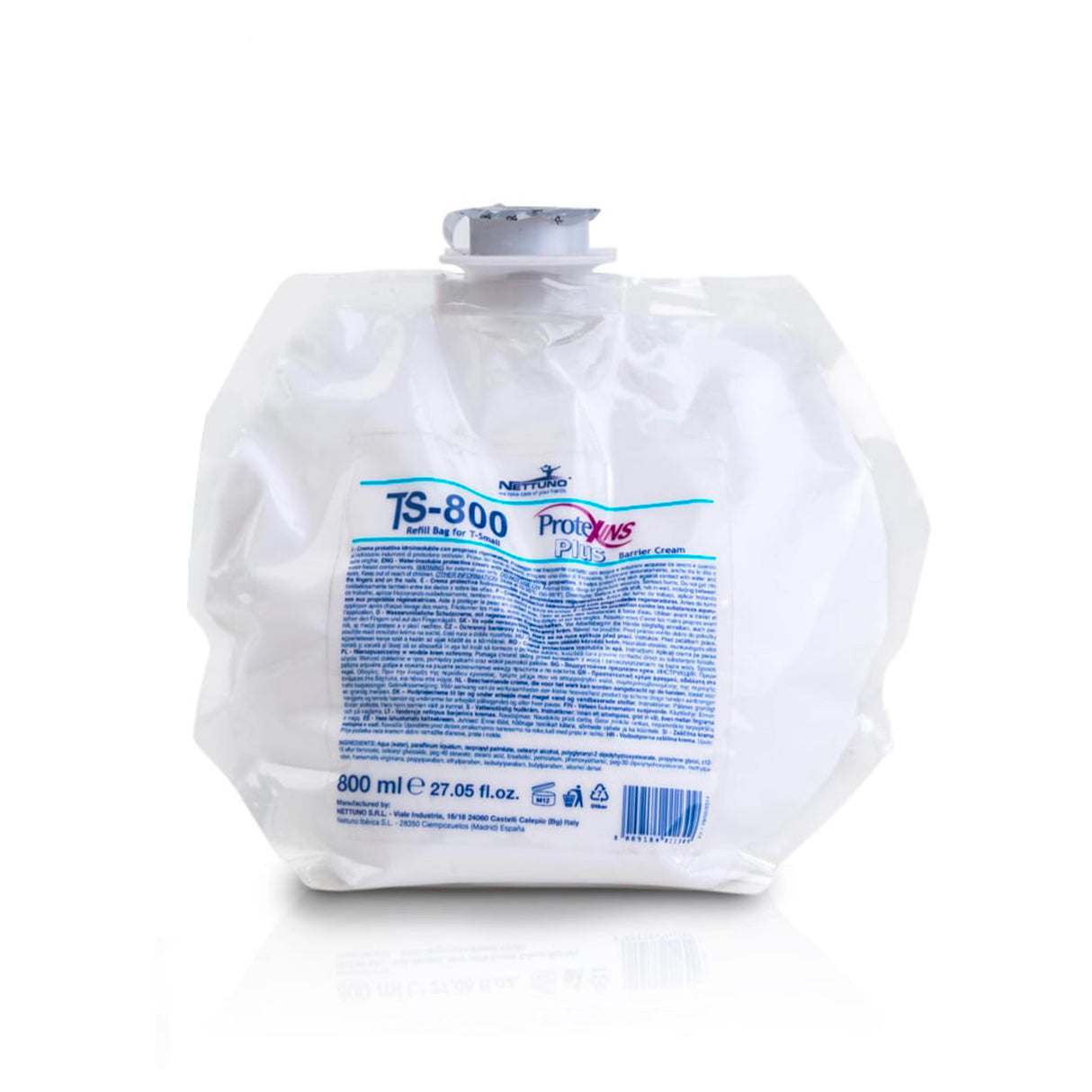 Nettuno Protexsol Professional Ricarica da 800ml per T-Small Dispenser - Olivieri Ferramenta srl