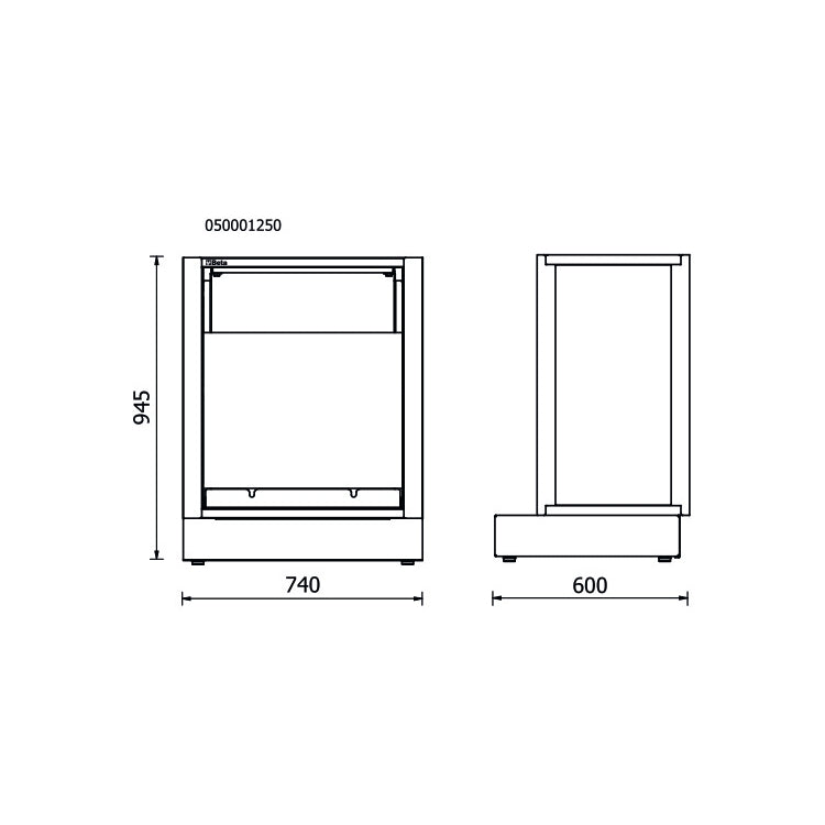 Beta Modulo fisso di distribuzione olio per arredo officina RSC50