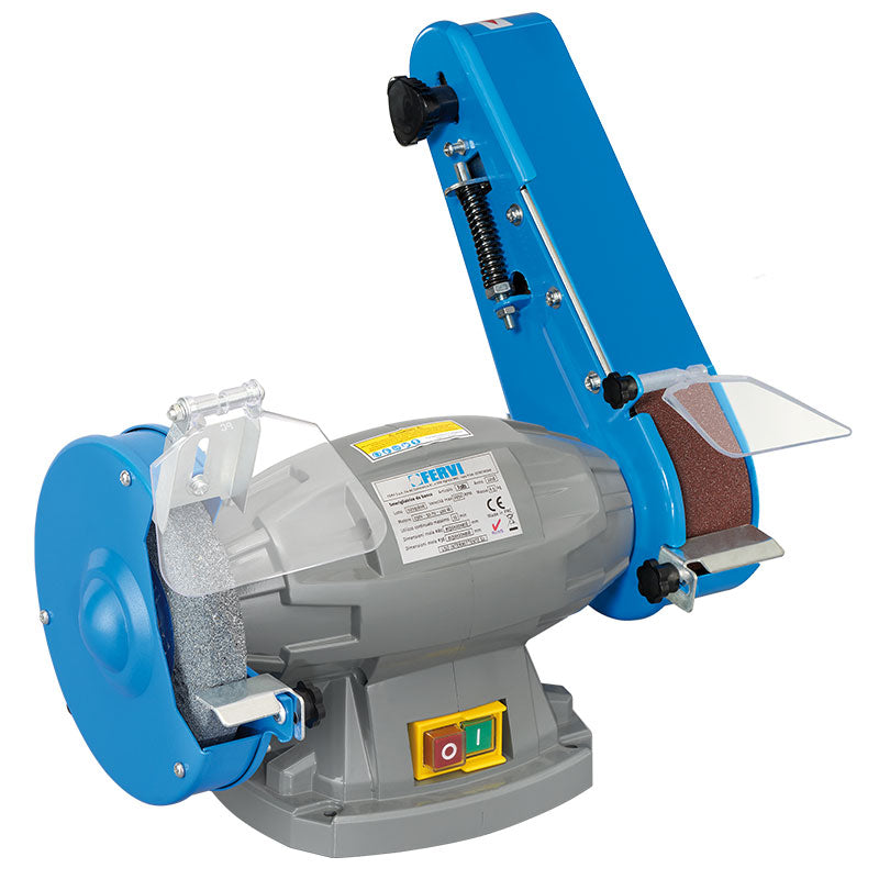 Fervi Smerigliatrice da banco con levigatrice - S383