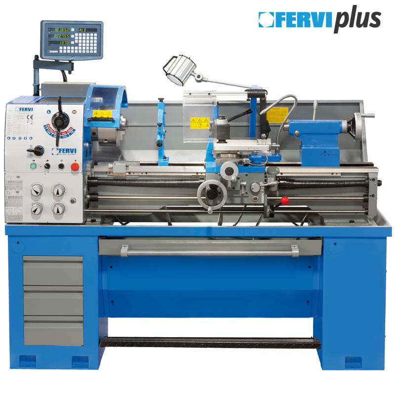 Fervi Tornio parallelo con visualizzatore - T069/400V3A