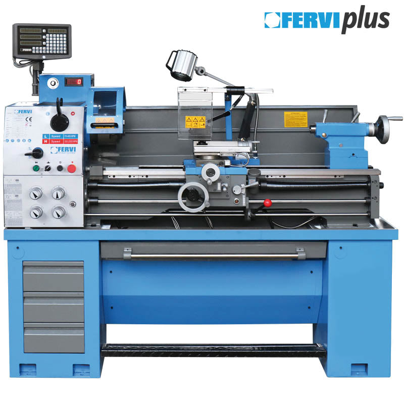 Fervi Tornio parallelo con inverter e visualizzatore - T069/400VI3A