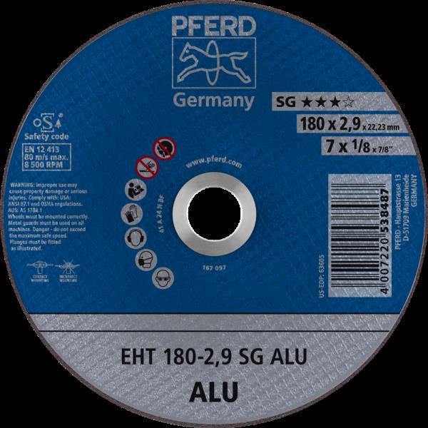 PFERD Dischi da taglio EHT 180-2,9 SG ALU