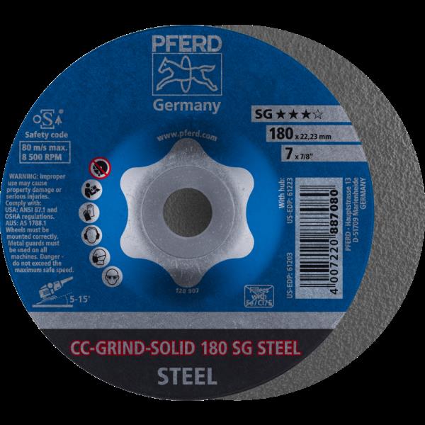 PFERD CC-GRIND (inclusi SOLID, FLEX, STRONG) CC-GRIND-SOLID 180 SG STEEL