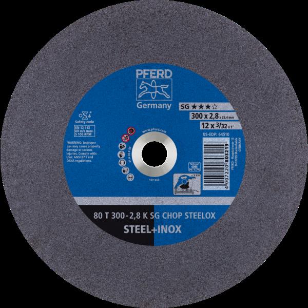 PFERD CHOPSAW dischi taglio stazionario 80 T 300-2,8 K SG CHOP STEELOX/25,4