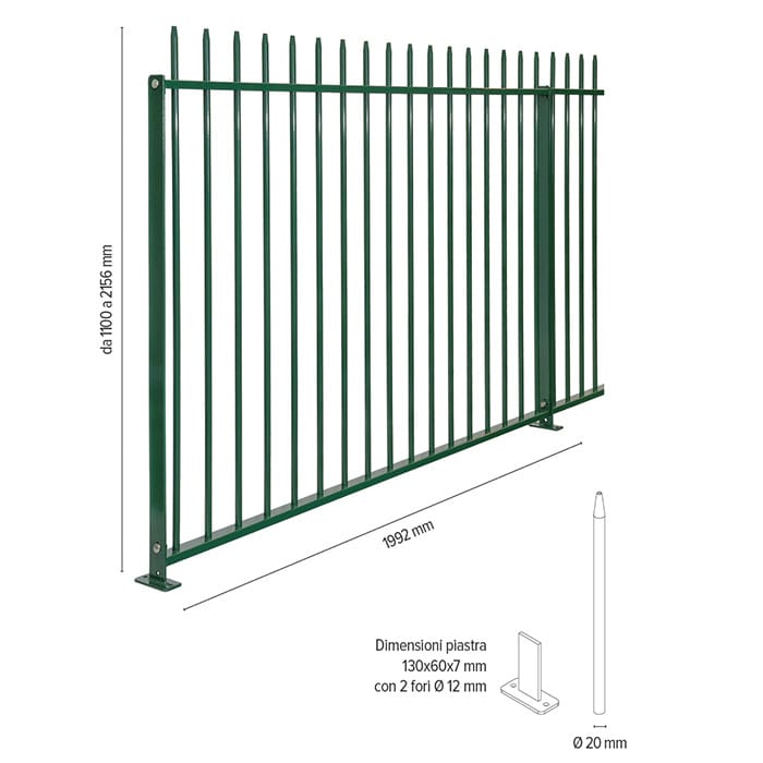 ACUMINA - Recinzione per zone residenziali - Olivieri Ferramenta srl