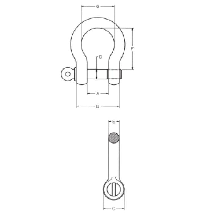 CARCANO S47 - A47 Grillo a cuore zincato