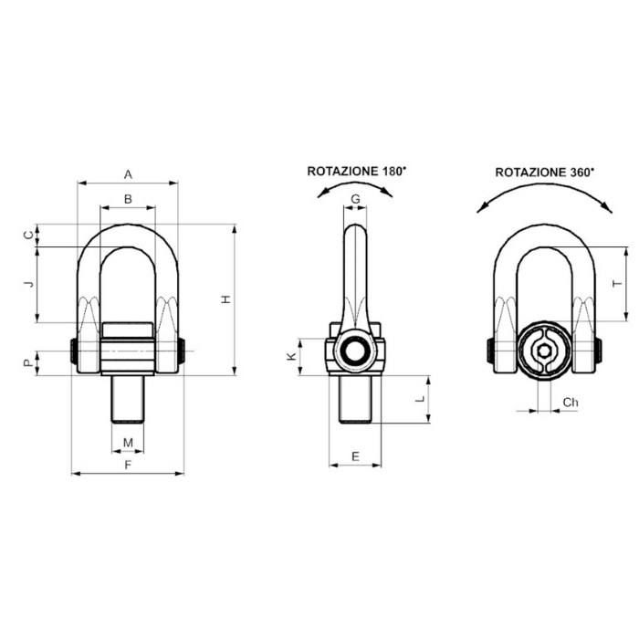 CARCANO C813X PERFORMER Golfare girevole performer