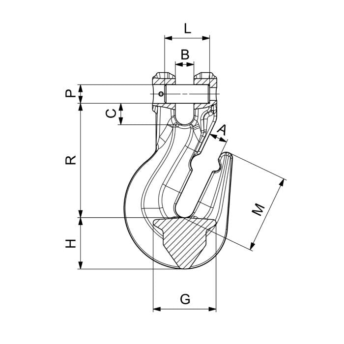 CARCANO CFX-CFX S Gancio accorciatore a forcella con/senza sicura