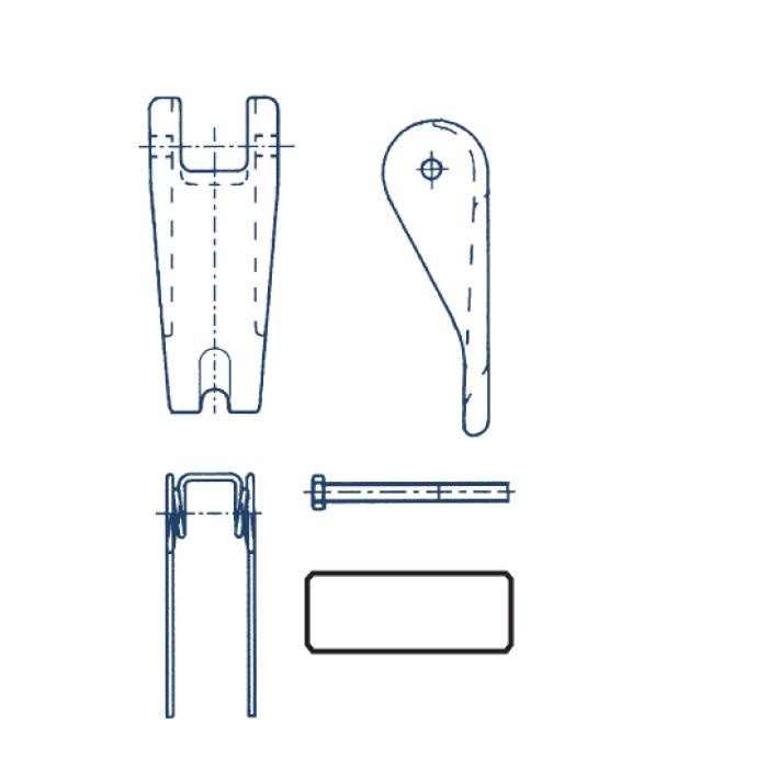 CARCANO CK805 Kit di sicurezza per ganci