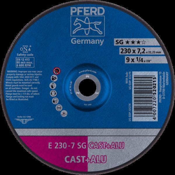 PFERD Dischi da sbavo E 230-7 SG CAST+ALU