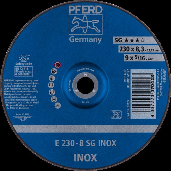 PFERD Dischi da sbavo E 230-8 SG INOX