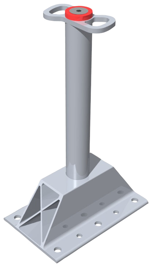 FISCHER Pali girevoli base piana PG H40 BP alu - Sistemi anticaduta DPI (1 Pz.)