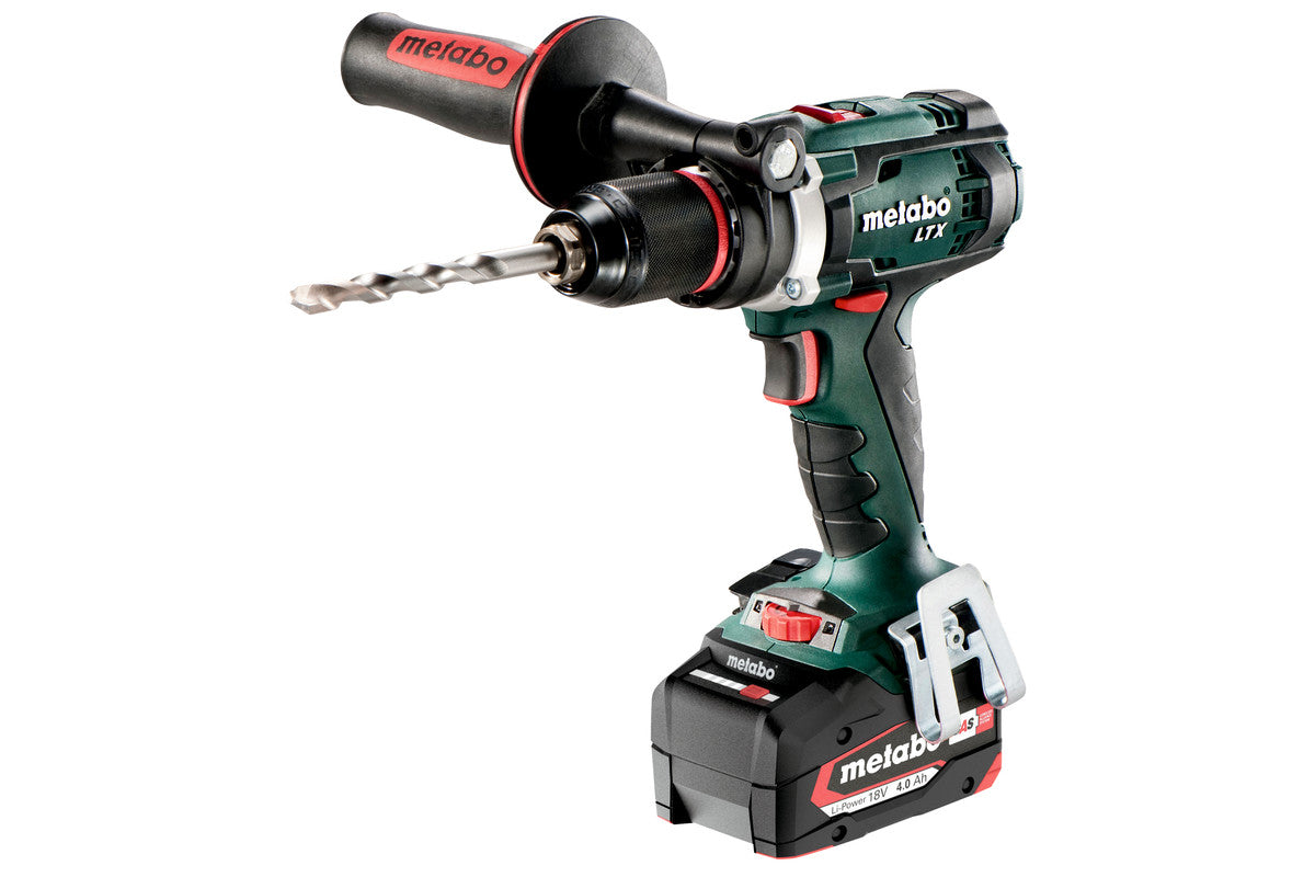 Metabo Trapano-avvitatore a batteria BS 18 LTX Impuls 18V 2x4Ah Li-Power Caricabatteria ASC 55 metaBOX 145 L