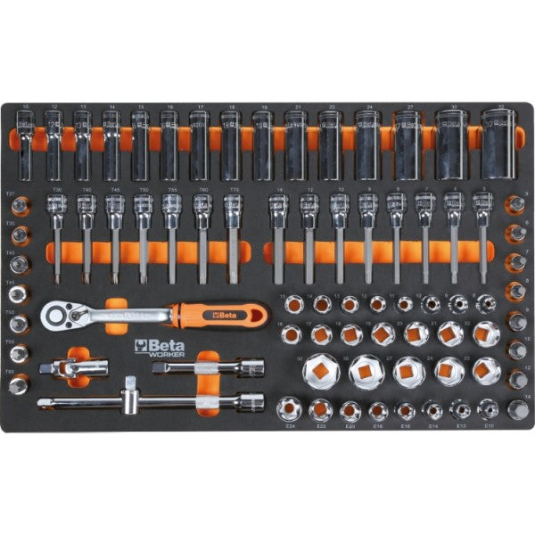 Beta Cassettiera mobile BW C24S con otto cassetti e assortimento di 394 utensili