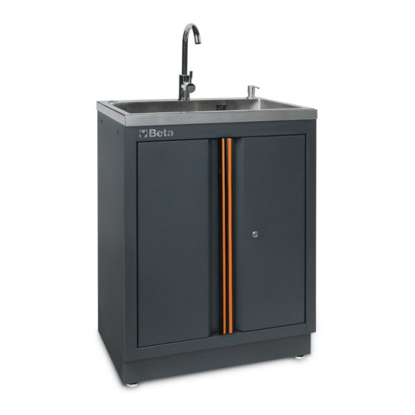 Beta Modulo fisso con lavandino integrato per arredo officina C45PRO