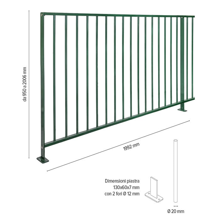 CELENO - Recinzione elegante e robusta - Olivieri Ferramenta srl