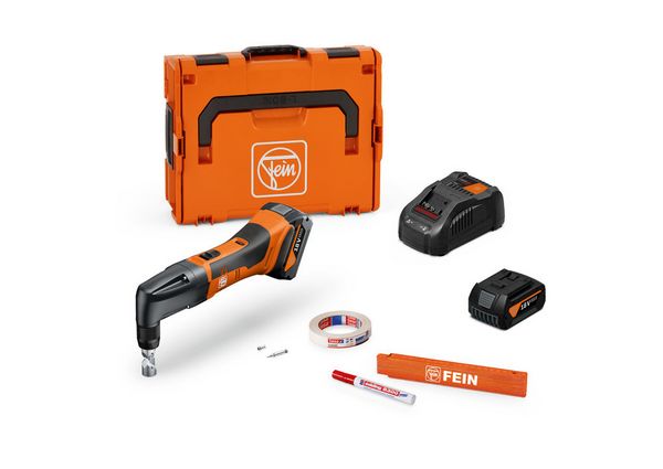 FEIN Roditrice a batteria fino a 1,6 mm ABLK 18 1.6 E AS Set 2x 5 Ah