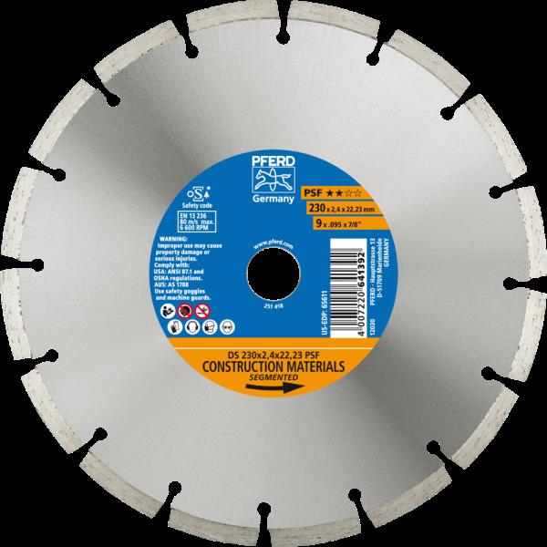 PFERD Utensili diam. per industria edilizia DS 230 x 2,4 x 22,23 PSF