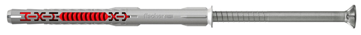 FISCHER Fissaggio prolungato DuoXpand 10x80 T R Testa svasata Piana Inox (50 Pz.)