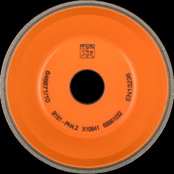 PFERD Utensili diam. e CBN legante resinoide 11V9 100-2-10-20 B 151 PH 4.2