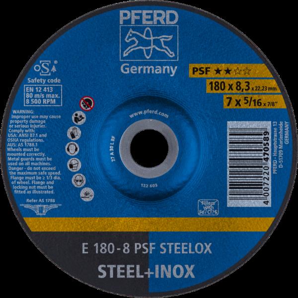 PFERD Dischi da sbavo E 180-8 PSF STEELOX