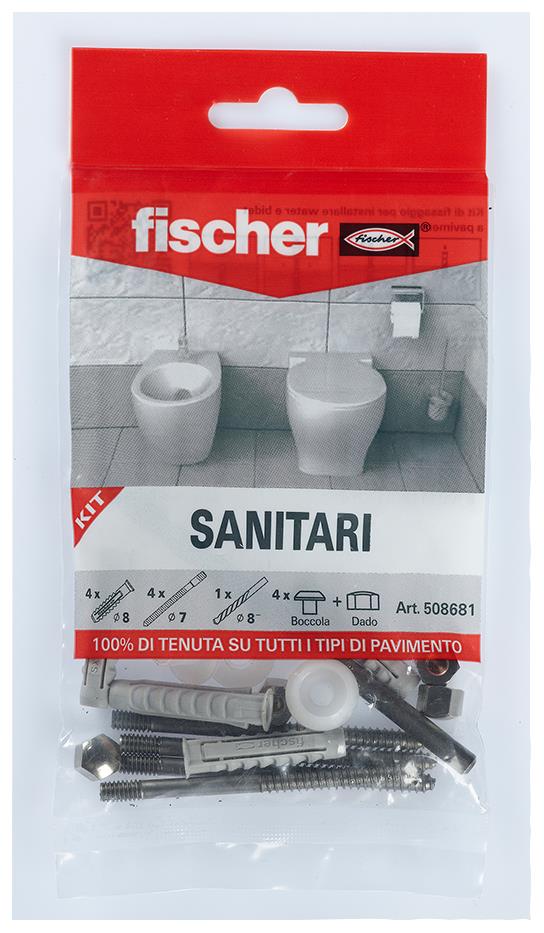 FISCHER Kit Ready To Fix SCALDABAGNO (1 Pz.)