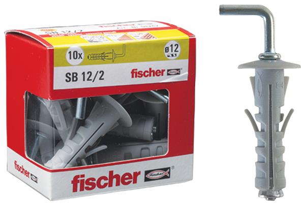 FISCHER Tasselli a espansione SB 12/8 Y con gancio corto (1 Pz.)