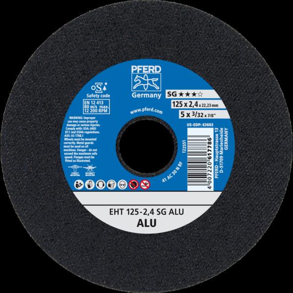 PFERD Dischi da taglio EHT 125-2,4 SG ALU