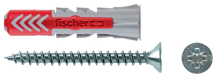 FISCHER Tasselli DUOPOWER 8 S con vite (50 Pz.)