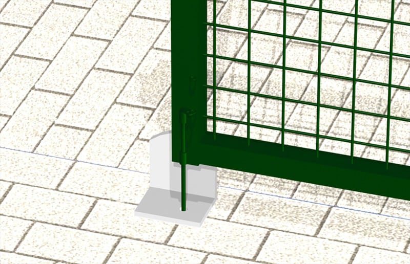 Cancello Standard - Pedonale con serratura