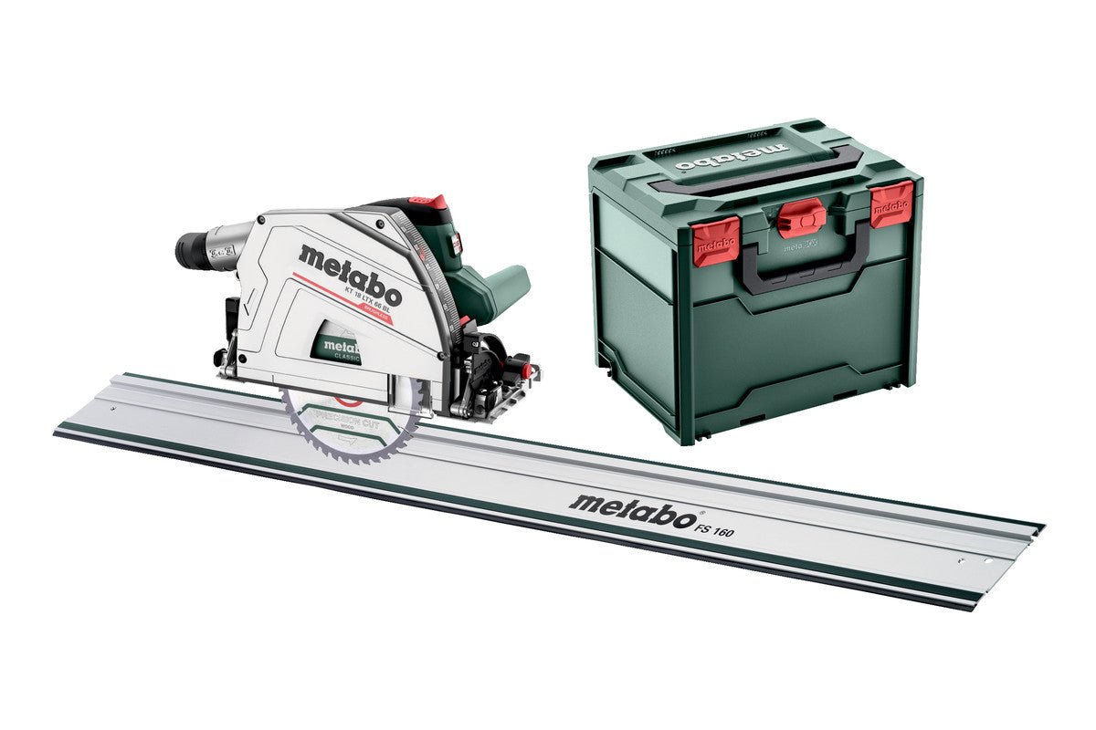 Metabo Sega circolare a immersione a batteria KT 18 LTX 66 BL Set 18V metaBOX 340 con binario di guida FS 160