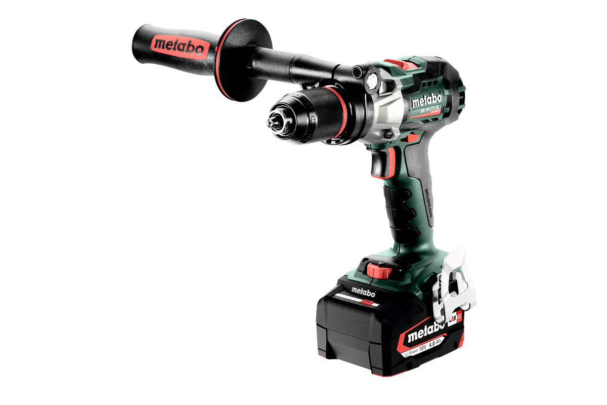 Metabo Trapano-avvitatore a percussione a batteria SB 18 LTX BL I 18V 2x4Ah Li-Power Caricabatteria ASC 55 metaBOX 145 L